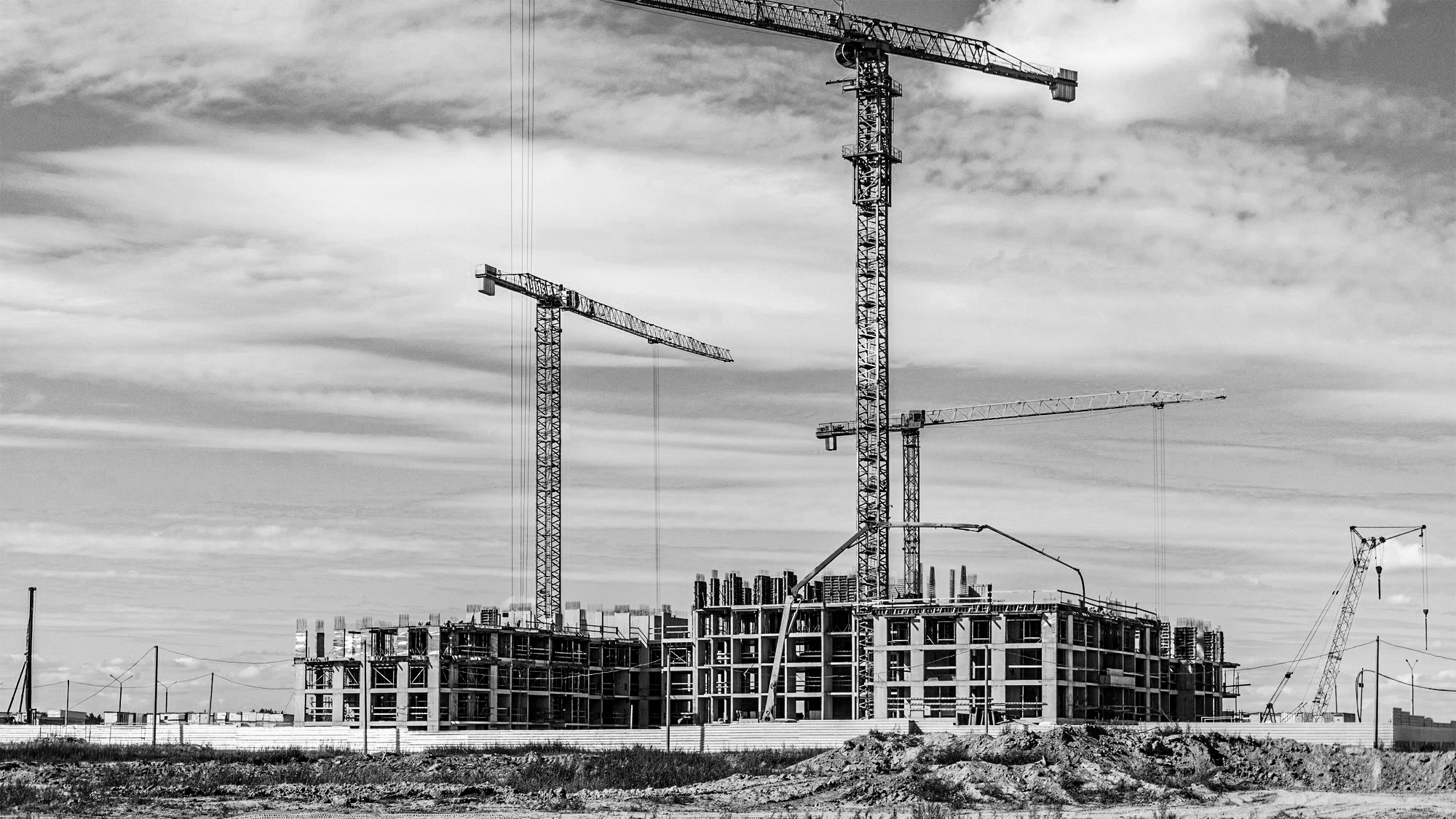 Betonski radovi na gradilištu